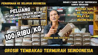 GROSIR TEMBAKAU TERMURAH SEINDONESIA || GROSIR TINGWE UNTUK USAHA TOKO TEMBAKAU