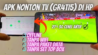 Cara Menonton Siaran TV DIGITAL di HP Tanpa Internet & Tanpa Data Seluler