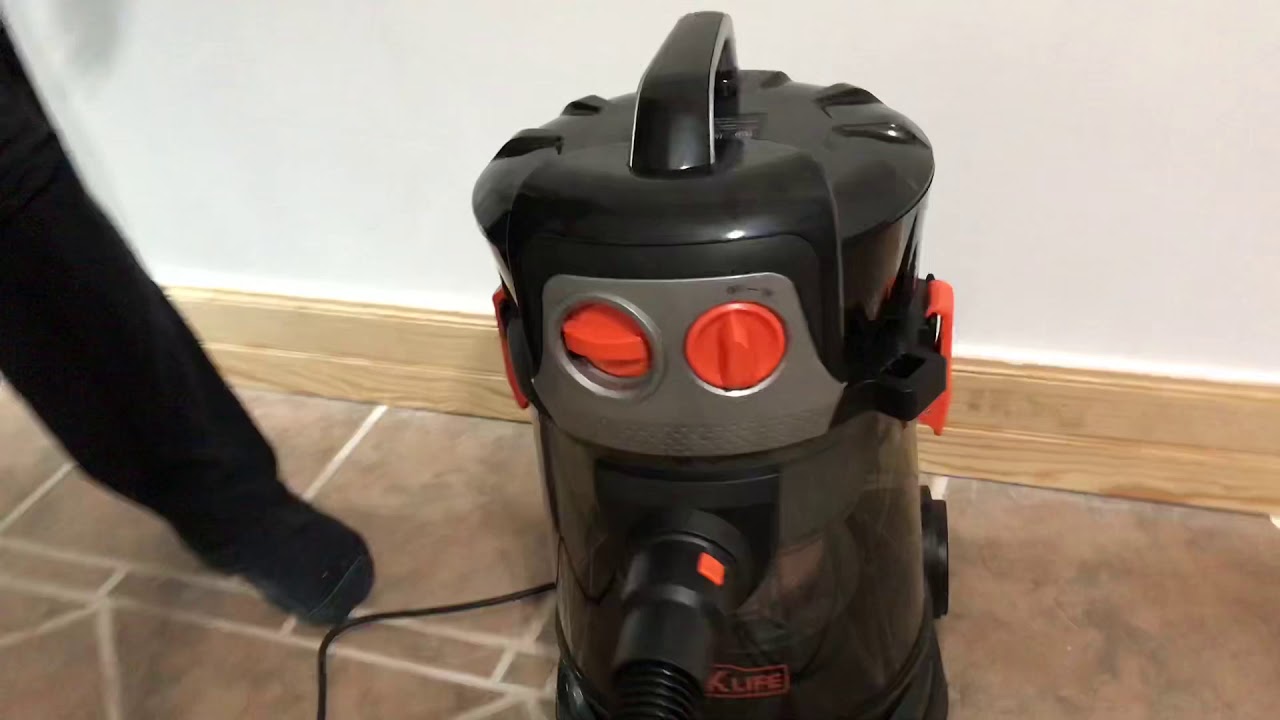 UNBOXING REVIEW TACKLIFE Wet Dry Vacuum 4 Gallon 4 HP Peak Shop Vacuum with Extension Wand YouTube