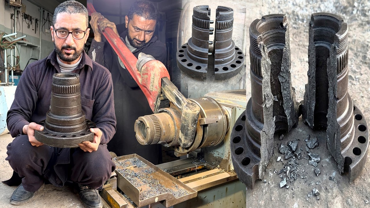 This Excavator Hub Snapped in Half… Watch a Machinist Bring It Back to Life