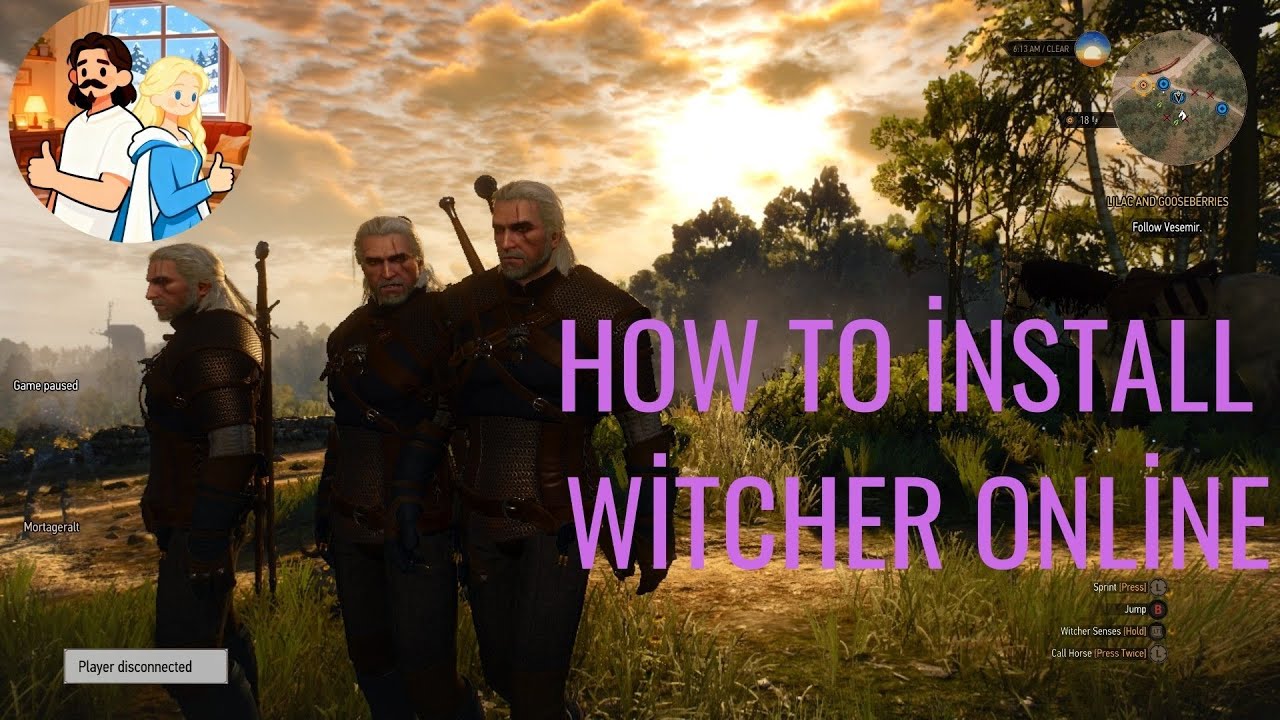 How to install Witcher Online mod