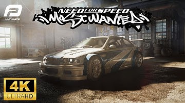 NFS MOST WANTED REMASTERED - Full Game Walkthrough | Plak Ultimate Graphics | 4K