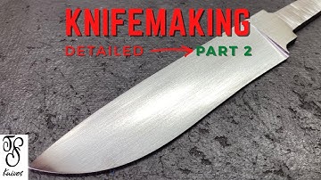 Knife Making: Make and finish a knife tutorial PART 2
