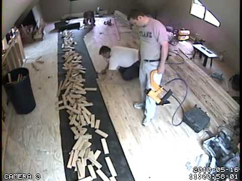 Time Lapse Wood Floor Installation Youtube