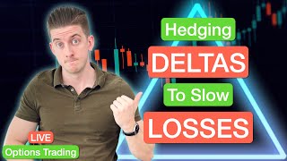 Option DELTA HEDGING Explained With Demonstration | LIVE OPTIONS TRADING