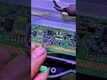 fix TV screen with missing and appearing lines #tv #television #repair #electronic