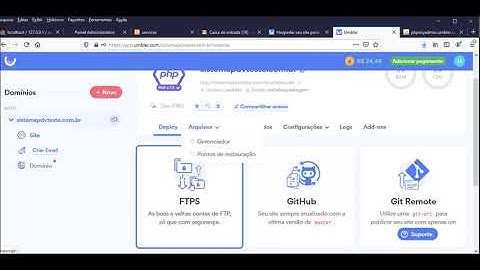 Subindo dados para FTP