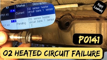 P0141 O2 Sensor Heated Circuit Bank 1 Sensor 2, Honda Accord