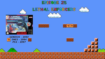 Lethal Enforcers - Sony Playstation Vs. SNES & Sega Genesis