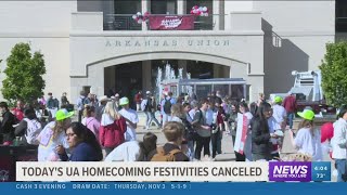 UA cancels homecoming events due to severe weather threat