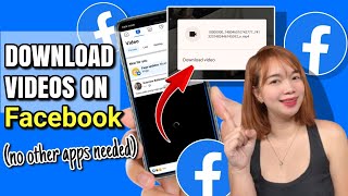 PAANO MAGDOWNLOAD NG VIDEOS SA FACEBOOK | NO OTHER APPS NEEDED | Riencyll Cabile