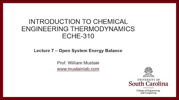 ECHE 310 - Lecture 7 - Open System Energy Balance