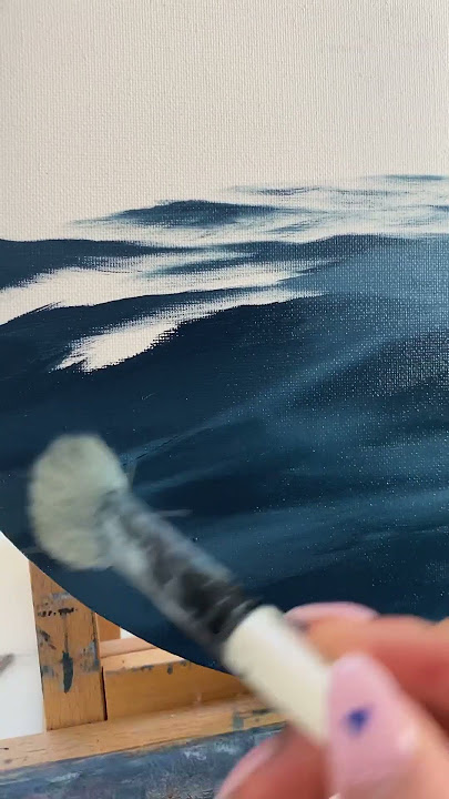 Sparkling Ocean Oil Painting Using The Bokeh Effect #painting #oilpainting #oceanpainting
