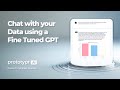 Chat with the GA4 API using a Fine Tuned GPT Model