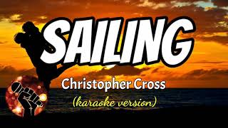 Video thumbnail of "SAILING - CHRISTOPHER CROSS (karaoke version)"