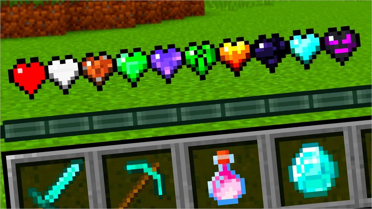 マイクラ 能力付きのハートをクラフトできるマインクラフト 自作mod Minecraft Summary マイクラ動画