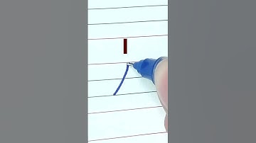 How to write small letter l | Cursive writing a to z #cursivewriting #handwriting  #shorts