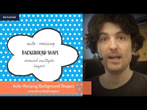 Auto-Resizing Background Shape Around Multiple Layers in After Effects