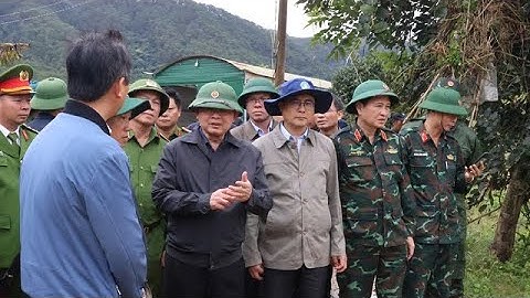 Phó Thủ tướng Hồ Quốc Dũng kiểm tra, chỉ đạo khắc phục mưa lũ tại Lâm Đồng