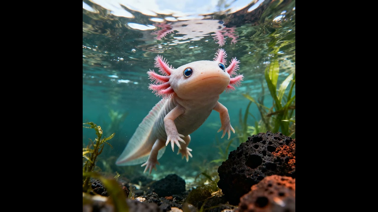 ⁣The Truth About Axolotl's Eternal Youth