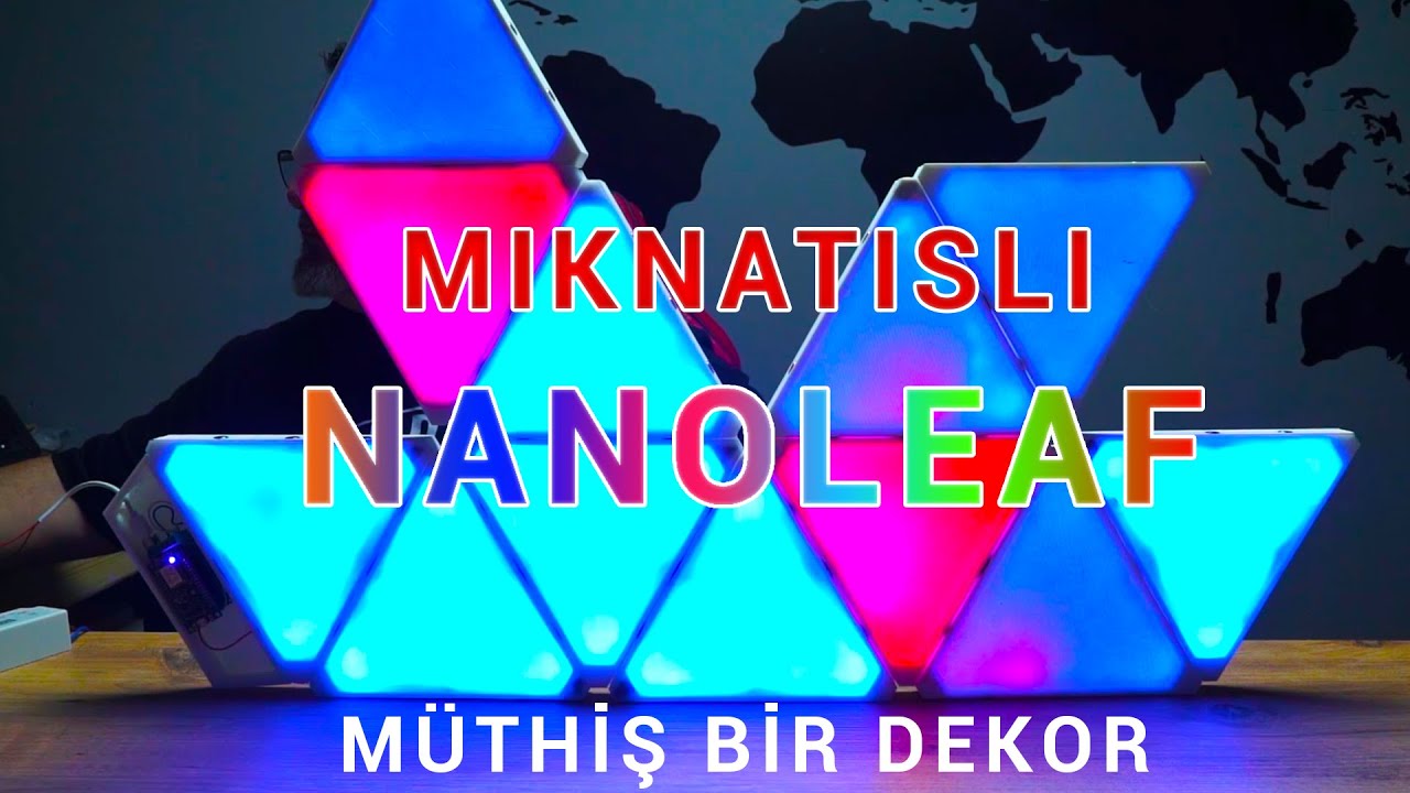 Mıknatıslı Nanoleaf  nasıl yapılır ? diy magnet nanoleaf