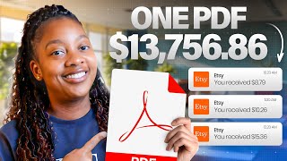 I Made $13,756.86 From ONE Etsy Product (here's the EXACT process)