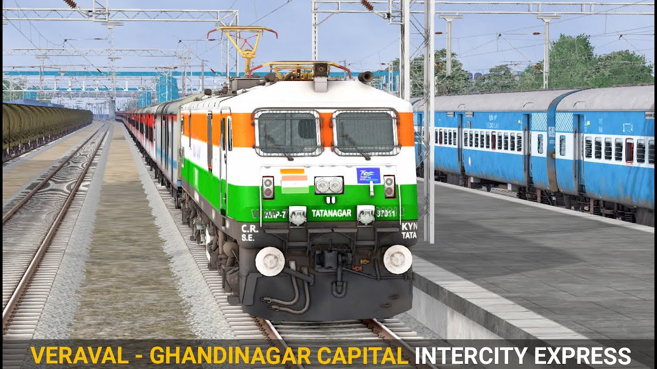 19120 Veraval - Gandhinagar Captial Intercity Express | Train Simulator ...