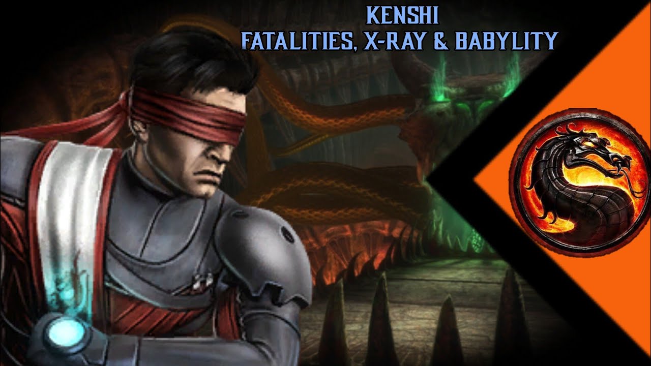 Mortal Kombat 9 (2011) - Kenshi All Fatalities, X-ray, Babylity