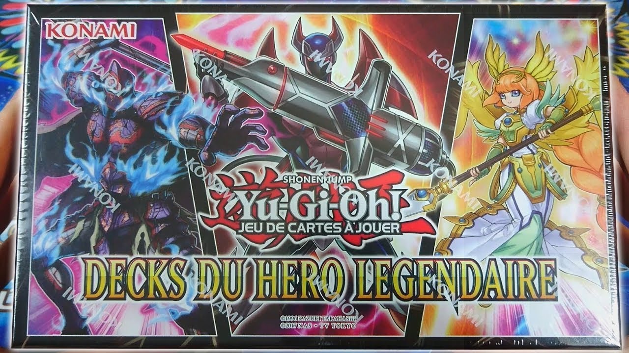YuGiOh! Ouverture Coffret DECKS du Héro Légendaire !! (*HÉROS, Chevaliers