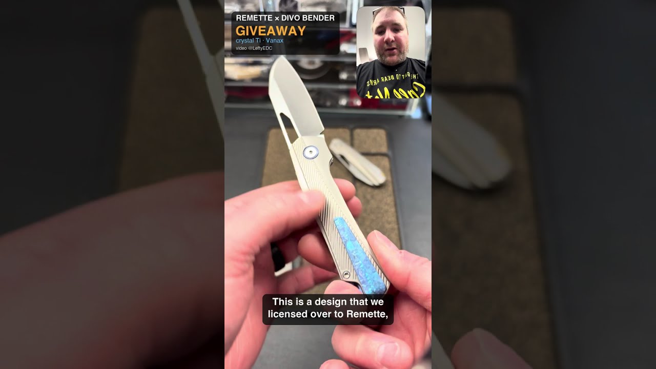 Win the Remette x Divo Bender in Crystal Ti — Free Giveaway
