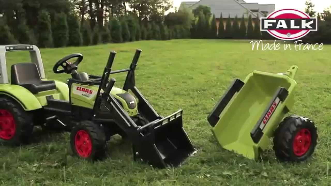 Tracteur à pédales country farmer avec remorque - OOGarden