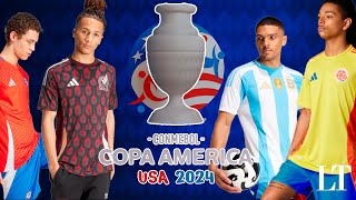 Copa America 2024 - All Jerseys (Local - Away)