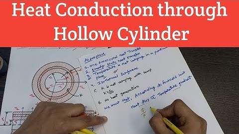 Heat conduction through hollow cylinder | Heat transfer for GATE 2022 | Chemical Engineering