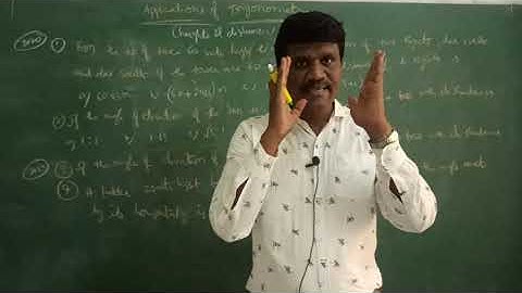 L-13||Applications of Trigonometry-1||POLYCET|| Previous questions 2019-20||by Vittal mamilla