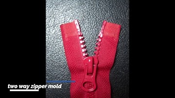 Zipper injection mold pin box, top stop, bottom stop, pin pin