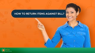 hCue Medical Store Software: How to Return items against Bill? screenshot 4