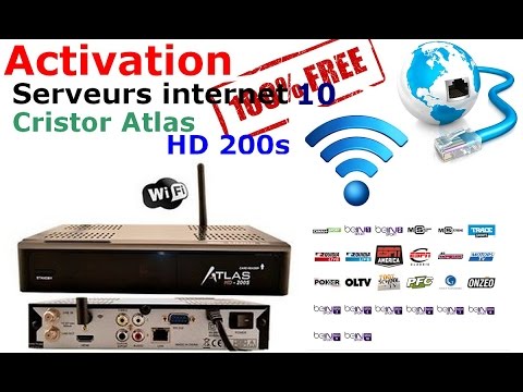 Activer les Serveur internet de Cristor Atlas HD 200s