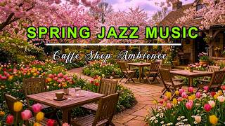 Refreshing Spring Jazz Music for Stress Relief – Smooth Lakeside Cafe Ambience for Deep Relaxation