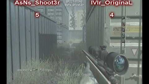 AsNs | 1v1 | M40A3 | AsNs_Shoot3r vs IVIR_OriginaL | COD4