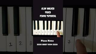 Faded Alan Walker - piano tutorial | Tutorials With Notes