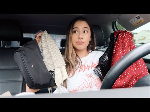 CLOTHING HAUL IN MY CAR *princess polly* thumbnail
