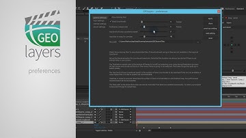 GEOlayers Tutorial:   02 Preferences