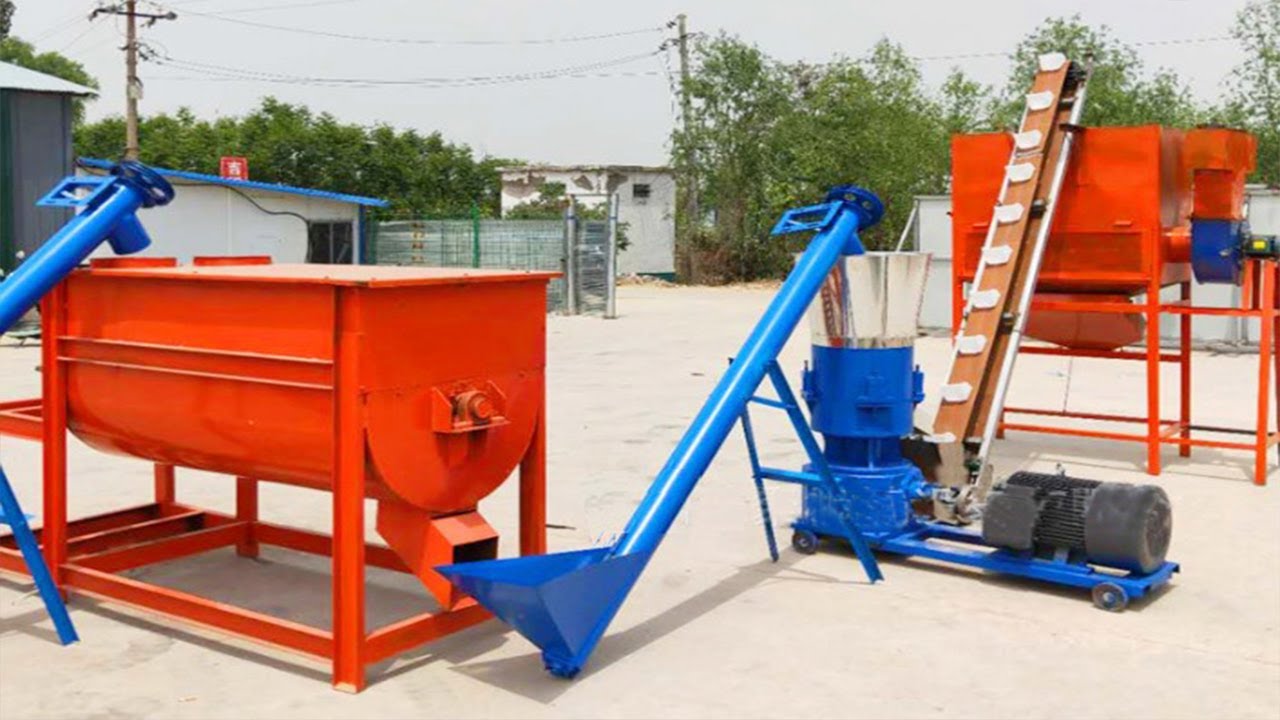 12 t/h Automatic Feed Pellet Making line for Chickens Pig Farm to make