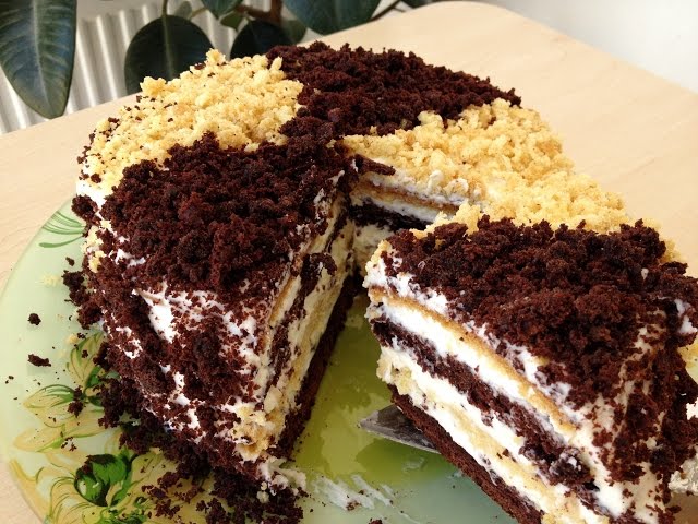 Изображение Сметанник Торт - Очень Вкусный Рецепт (Сметанный Торт) | Homamade Cake,  English Subtitles