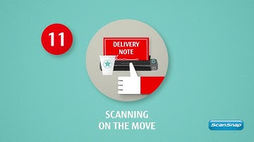 The 13 Ways of ScanSnap part 11 One touch operation