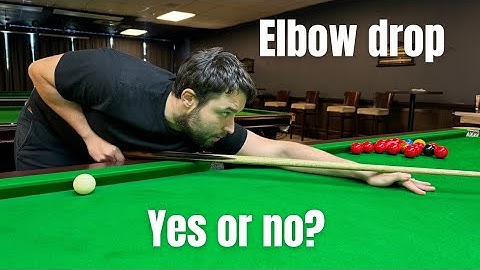 Snooker Technique | Mastering the Elbow Drop for Power and Accuracy