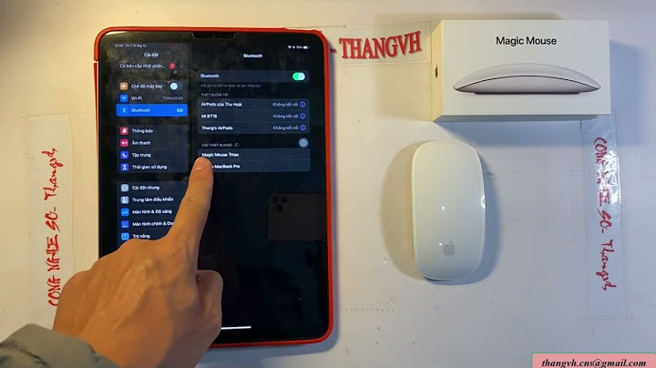 Hướng dẫn kết nối chuột bluetooth với ipad