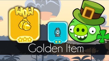 Bad Piggies - 3 STARS GOLDEN ITEM (Hidden Loot Crates)
