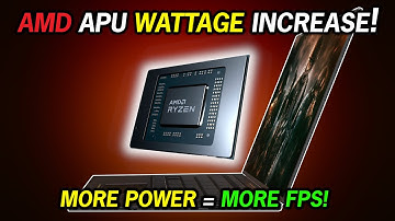 How To Raise AMD APU LAPTOP TDP! - AMD APU TUNING UTILITY RYZEN APU 2000, 3000, 4000, 5000 Series