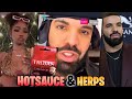 dymondsflawles side dude has herps? 😳. And drakes hot sauce protection 👀